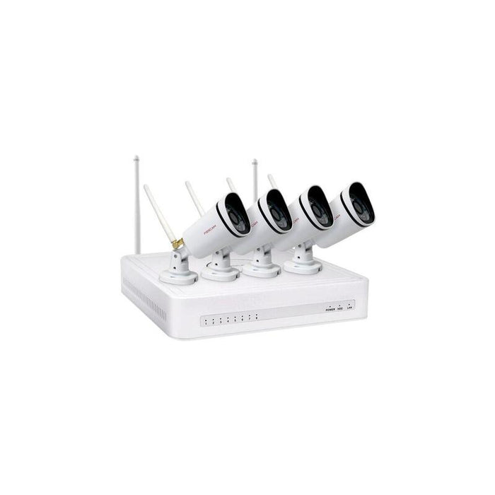 Foscam Fn7108w-B4-1t (Blanco, 1x Fn7108w Nvr, 4x Fi9910w Bullet-Camara) Fn7108w