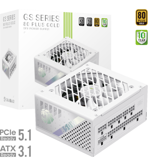 Fuente Alimentacion Gamemax  Psu  Gs 850g Wh  850w  Sfx  Full Modular White Gs 850g Wh