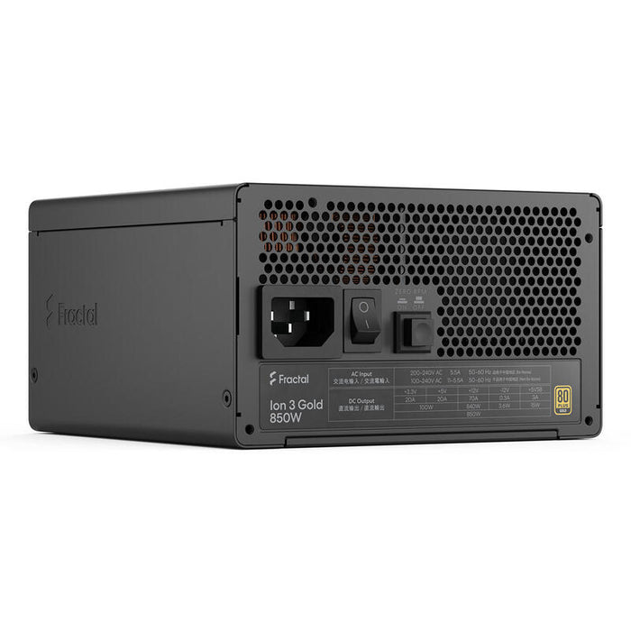 Fuente De Alimentación Fractal Design Ion 3 Gold 850w   24-Pin Atx Atx Negro