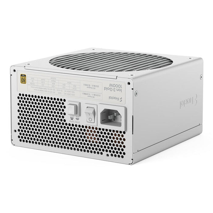 Fuente De Alimentación Fractal Design Ion Gold 3 1000w Blanco, Blanco, Fd-P-Ia3g-101-Eu