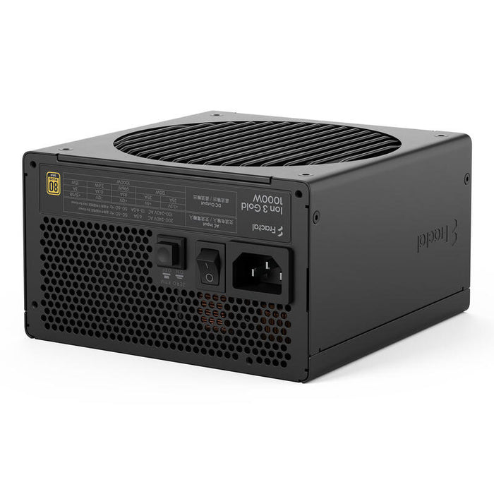 Fuente De Alimentación Fractal Design Ion Gold 3 1000w (Negro, 1000 Watt) Fd-P-Ia3g-100-Eu