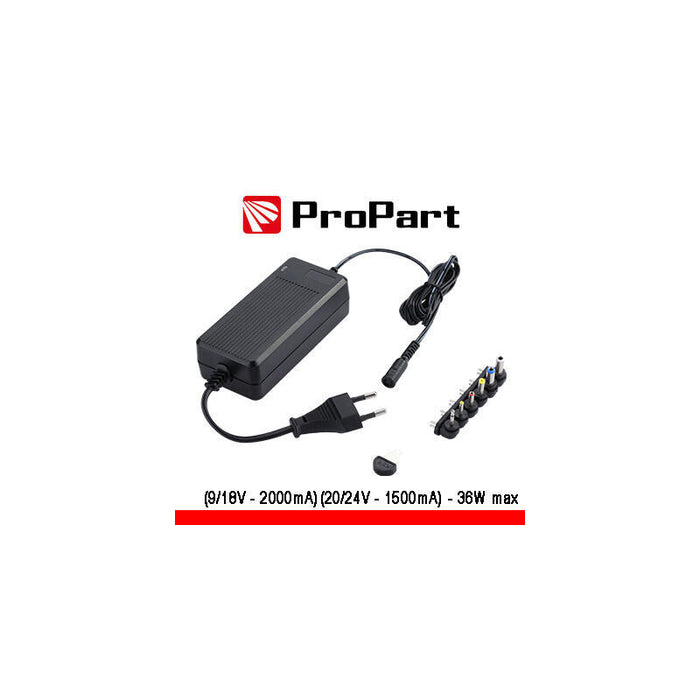 Fuente De Alimentación Universal  9-24v 2000-1500ma 36w Max