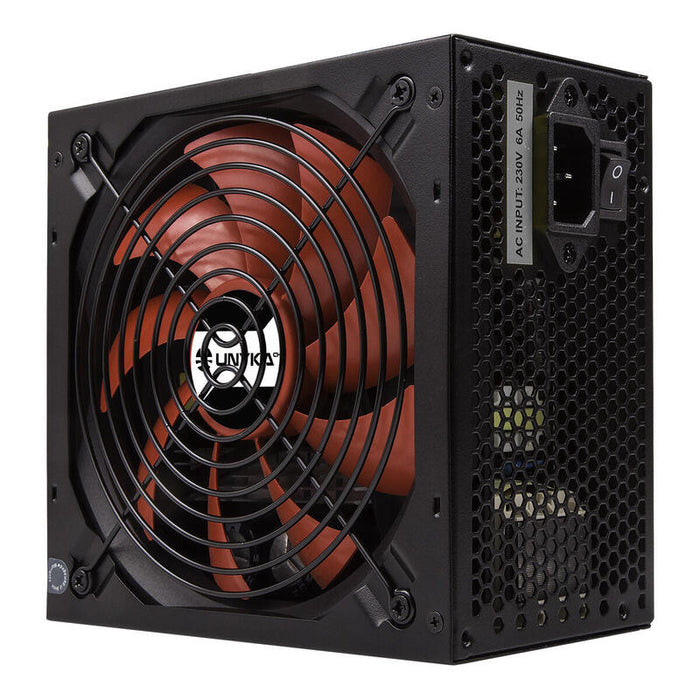 Fuente De Alimentación Unyka Atx 700w Gaming Roja 52036