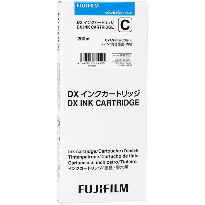 Fujifilm Dx Ink Cartridge 200 Ml Cyan