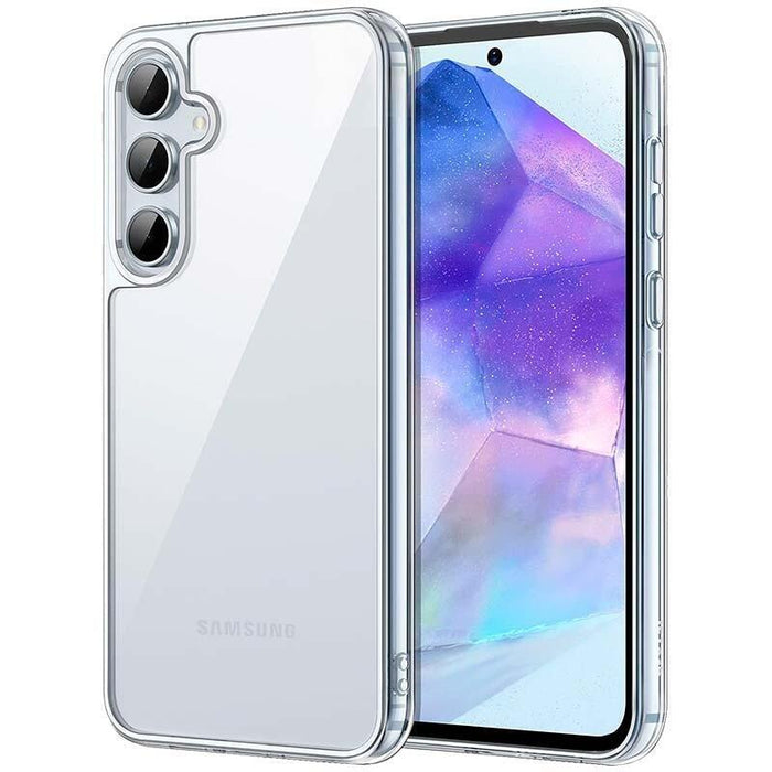 Funda Antigolpes Premium Para Samsung Galaxy A55 5g Acrílico Anti-Amarillo Transparente