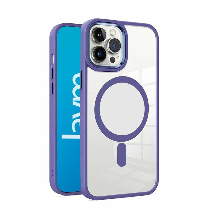 Funda Bumper Compatible Magsafe Para Iphone 16 Pro Max - Violeta - Jaym®