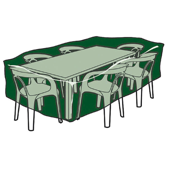 Funda De Protección. Cubre Mesa Y Sillas 225x143x90cm 100gr/M²