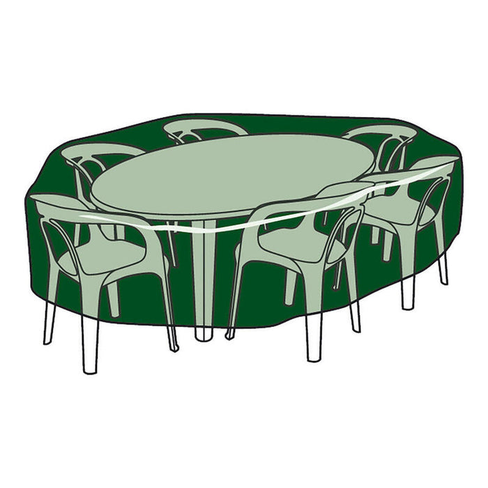 Funda De Protección. Cubre Mesa Y Sillas Ø205x90cm 100gr/M²