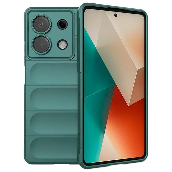 Funda De Silicona Wave Para  Xiaomi Redmi Note 13 5g Verde