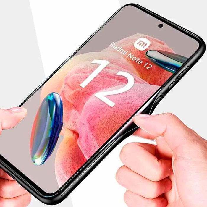 Funda De Silicona Xiaomi Redmi Note 12 4g Magnetic Shockproof Negro