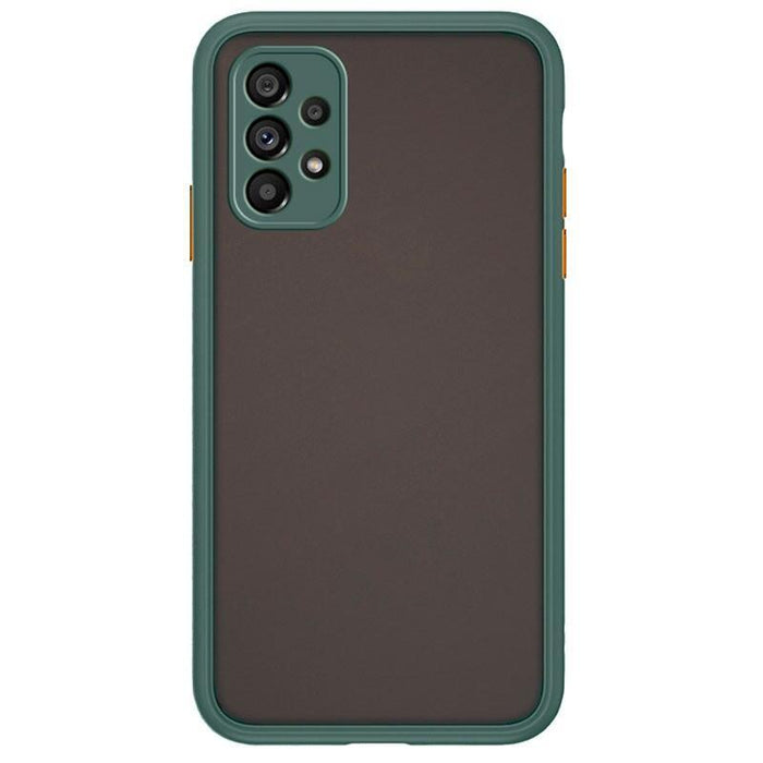 Funda Dual Mate Samsung Galaxy A52 A525 / A52 5g A526 / A52s 5g A528 Verde+Naranja