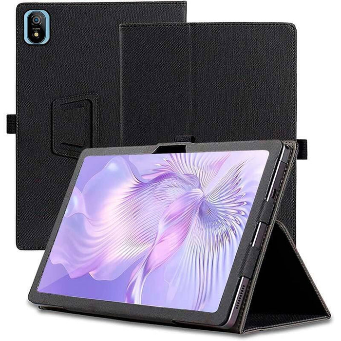 Funda Inteligente De Pu Blackview Tab 18 Con Soporte Negro