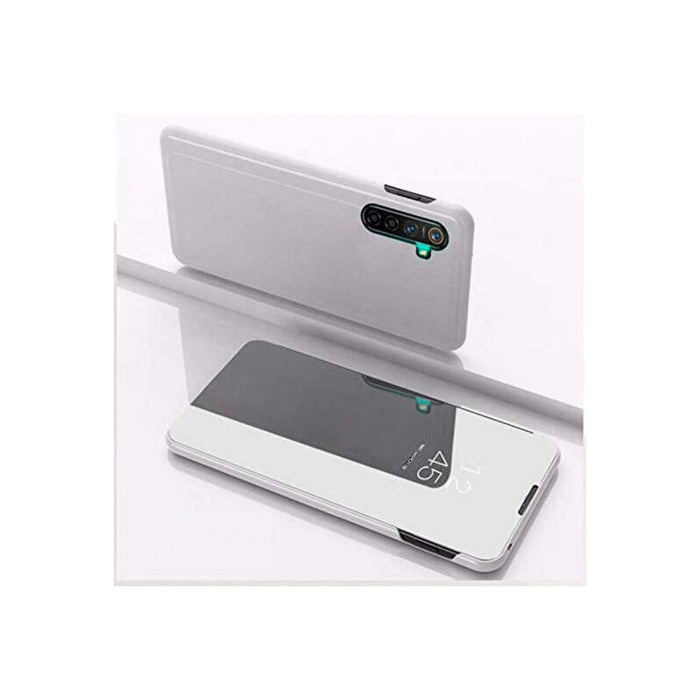 Funda Libro Smart Mirror Realme 6 (Plata)