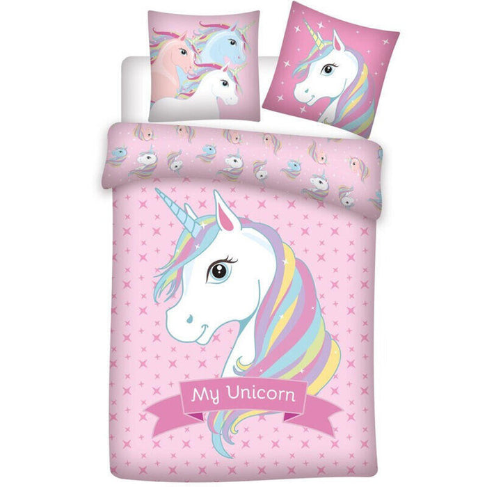 Funda Nordica Unicornio Cama 90 Microfibra