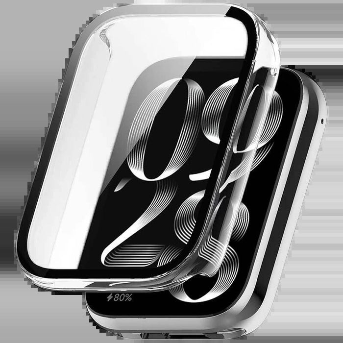 Funda Pc + Cristal Templado Xiaomi Mi Smart Band 8 Pro Transparente
