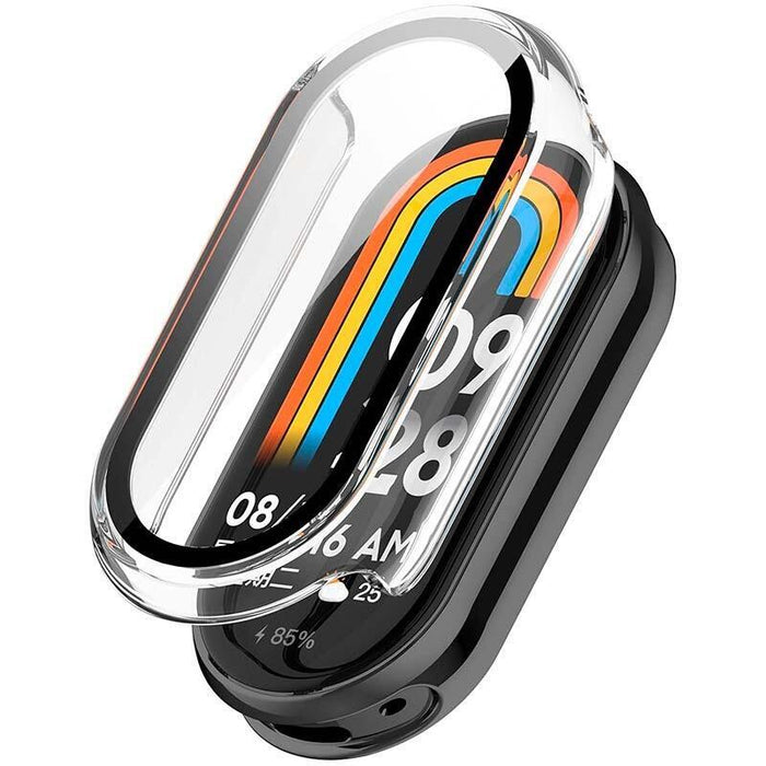 Funda Pc + Cristal Templado Xiaomi Mi Smart Band 9 Transparente