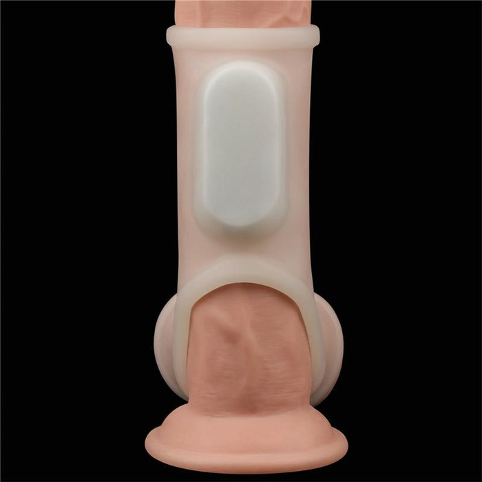 Funda Pene Y Testículos Con Vibración Silk Knights