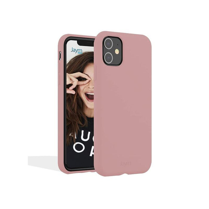Funda Premium De Silicona Y Microfibra Para Apple Iphone 13 Pro Rosa Sable - Jaym® Classic® **