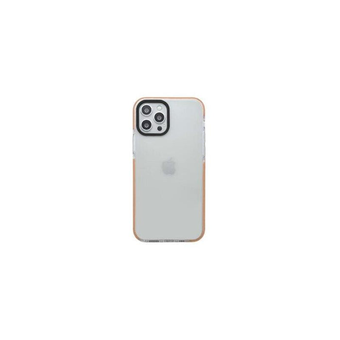Funda Qcharx Transparente Iphone 16e Naranja