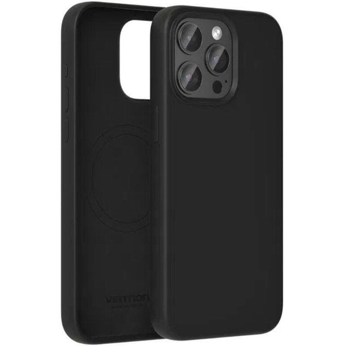 Funda Silicona Con Magsafe Vention Kudb0-10 Compatible Con Iphone 13 Negro