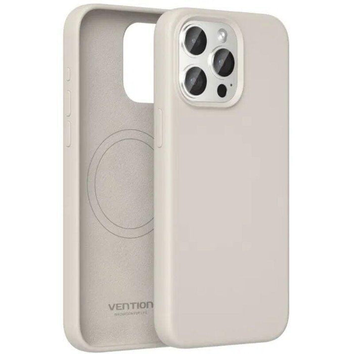 Funda Silicona Con Magsafe Vention Kuem0-20 Compatible Con Iphone 14 Plus Gris Grava
