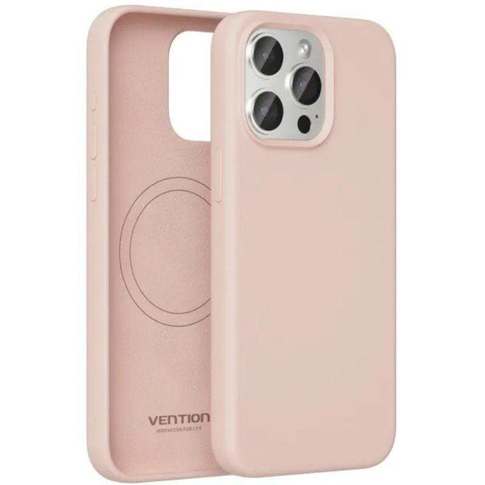 Funda Silicona Con Magsafe Vention Kuep0-10 Compatible Con Iphone 14 Rosa