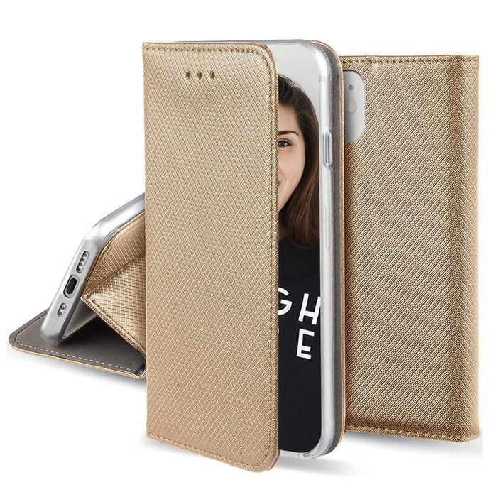Funda Tipo Libro Con Soporte Magnética Or Compatible Apple Iphone 15 Pro - Jaym® **