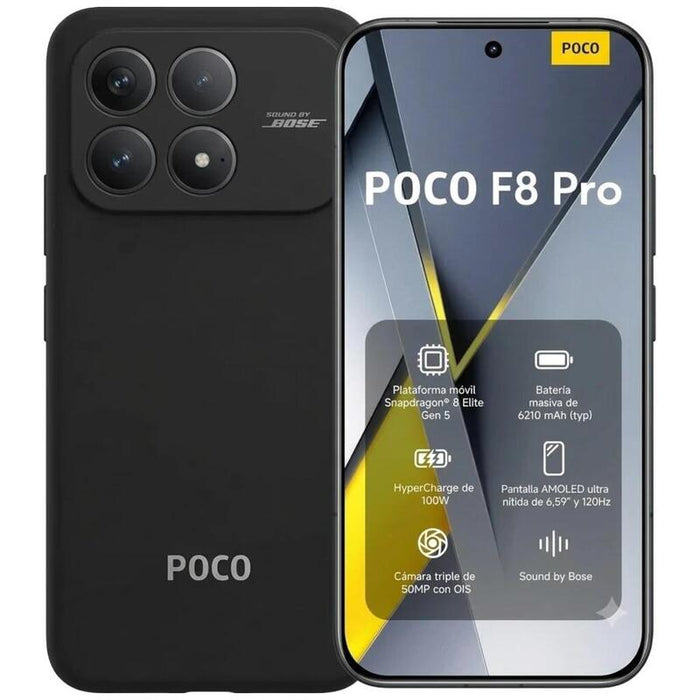 Funda Xiaomi Poco F8 Pro 5g Square Liquid Premium Negro
