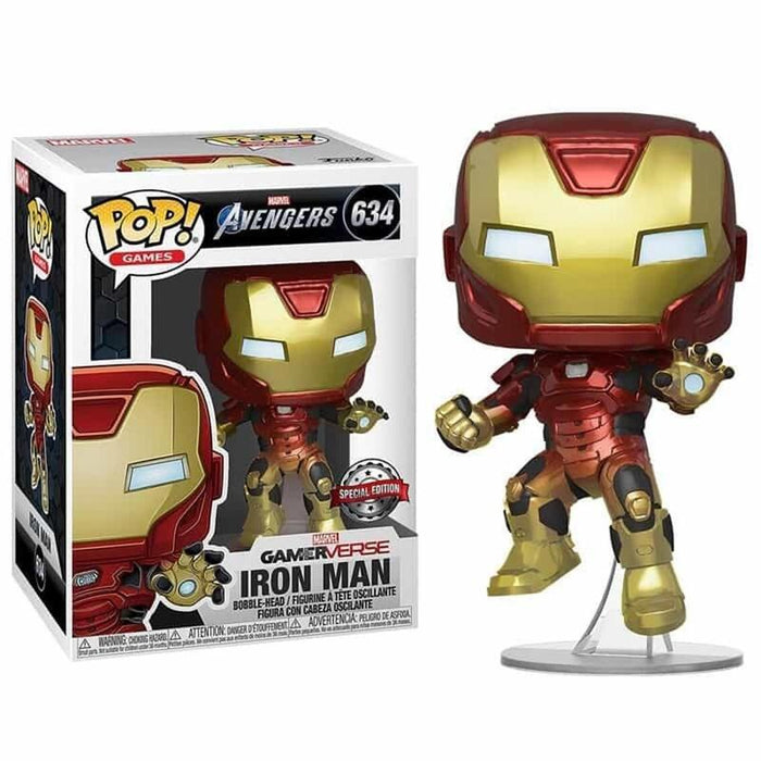 Funko Pop Marvel Avengers Gamerverse Iron Man Edicion Especial 47817
