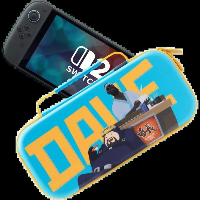 Funlab Funda Dave The Diver Edition Azul Claro Para Switch 2/1/Oled - Rígida, Eva, 10 Ranuras