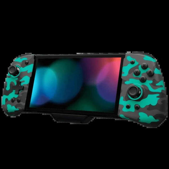 Funlab Luminpad Wireless Gripcon Camuflaje Negro Para Switch/Switch Oled Botones Programables Mando Inalámbrico