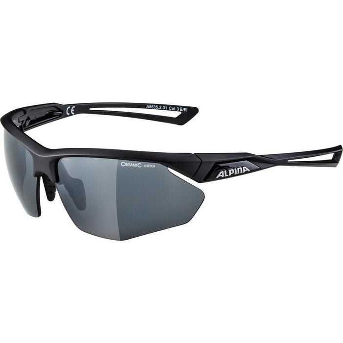 Gafas Deportivas De Ciclismo Alpina Nylos Hr Negro