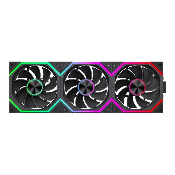 Gamemax  Case Fan  Fn12a-N2 Wl-R  Black