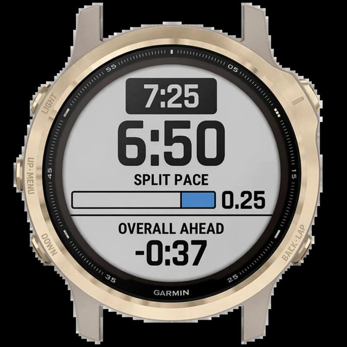 Garmin Fenix 6s Pro Solar Gris Arena 42mm Reloj Inteligente Renovado - Estado Premium