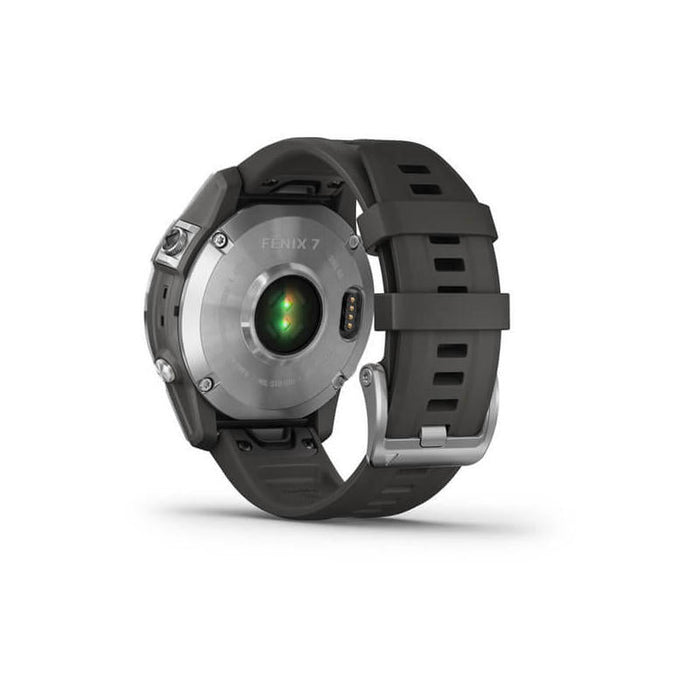 Garmin Fenix 7 Gris Plata Smartwatch 47mm / Correa Silicona Gris (Graphite)