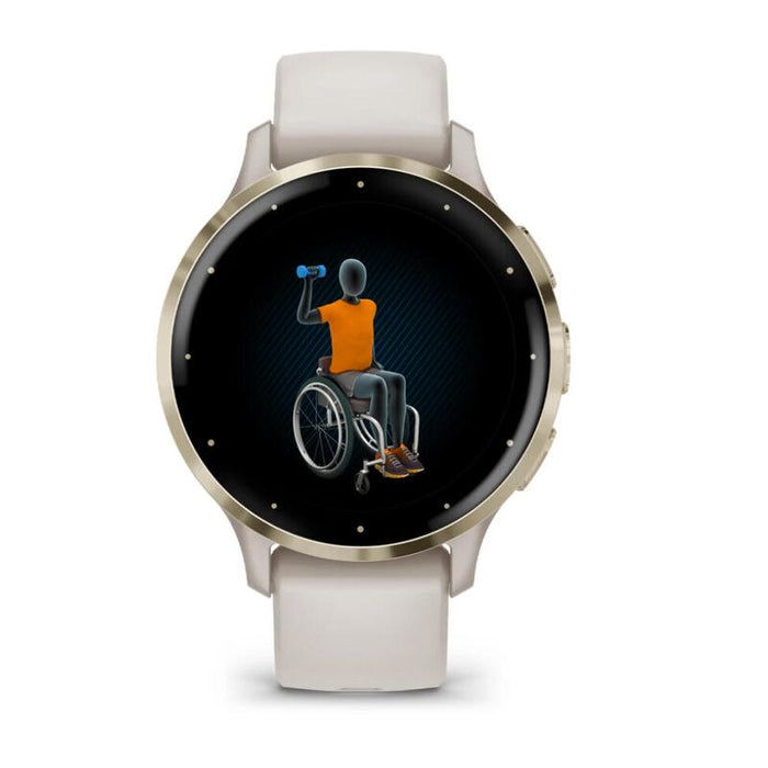 Garmin Venu 3s Ivory + Soft Gold Smartwatch 41mm