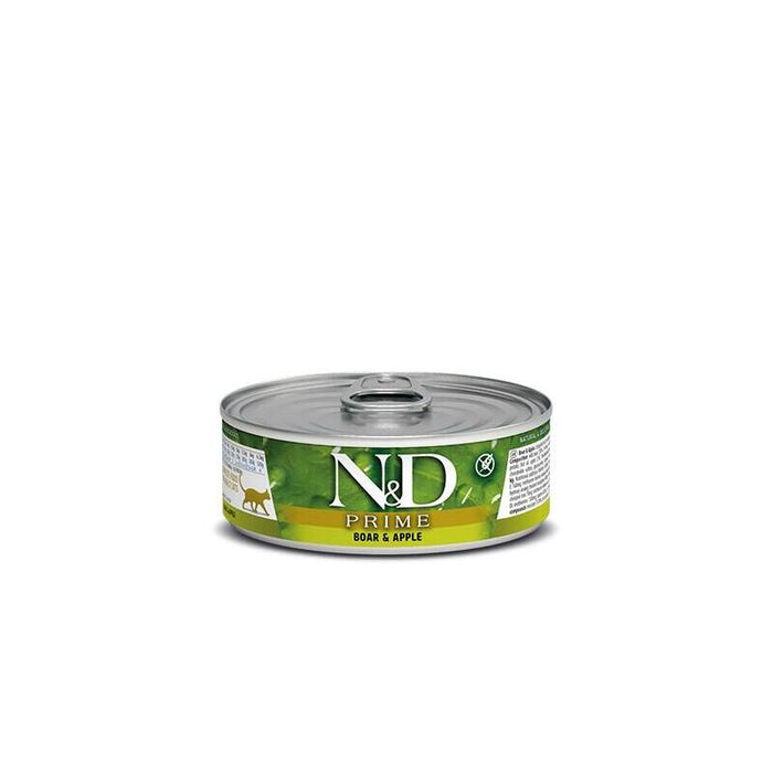 Gato Farmina N&D Cat Prime Boar & Apple 80gr