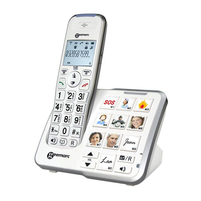 Geemarc Amplidect 295 Photo Schnurloses Telefon Mit Fototamen