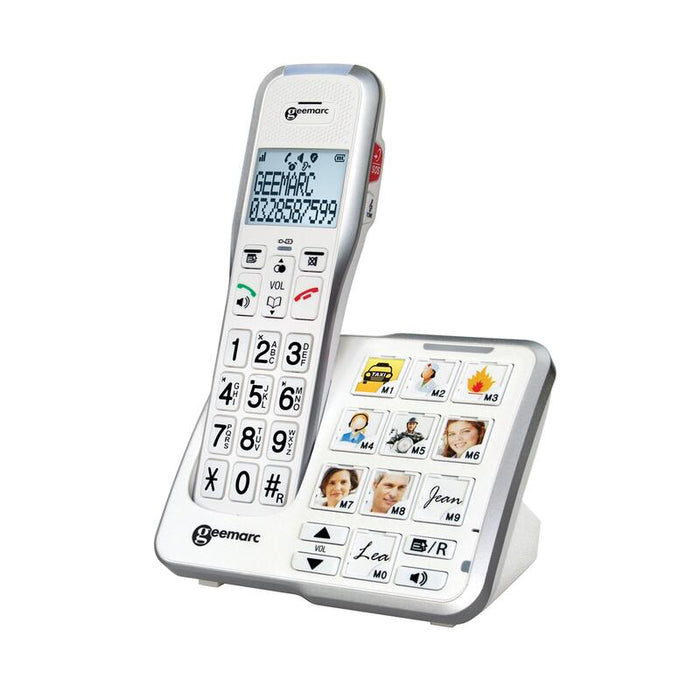 Geemarc Amplidect 595 Photo Schnurloses Telefon Mit Fototamen