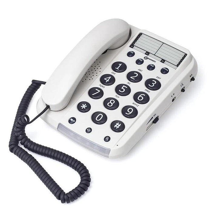 Geemarc Dallas 10 Schnurgehndenes Telefon Mit Grossen Tamen - 15db