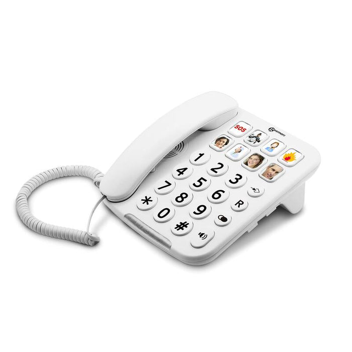 Geemarc Photophone 110 Schnurgehndenes Telefon Mit Grossen Tamen