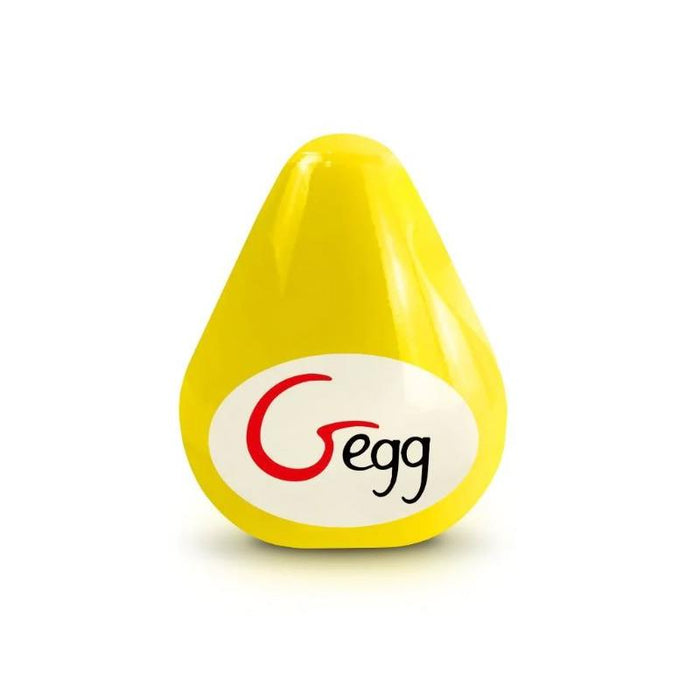G-Vibe - Huevo Masturbador Texturado Reutilizable Amarillo