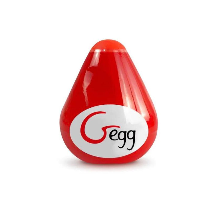 G-Vibe - Huevo Masturbador Texturado Reutilizable Rojo