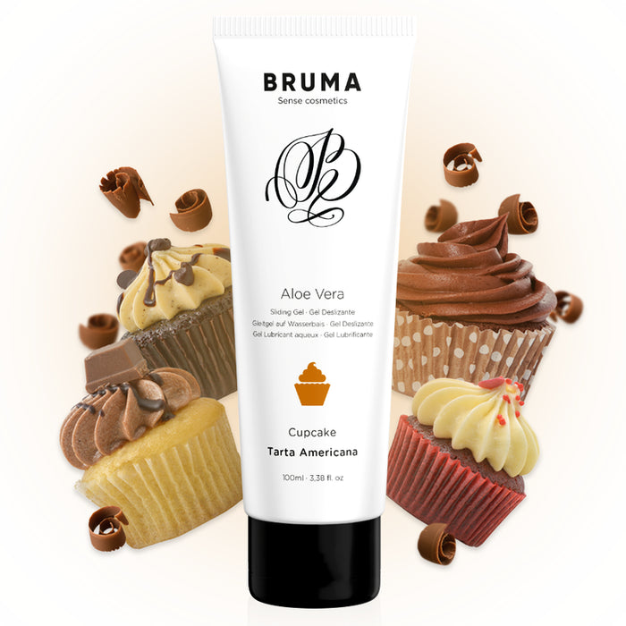Gel Deslizante  Bruma Con Aloe Vera Sabor A Tarta Americana 100 Ml