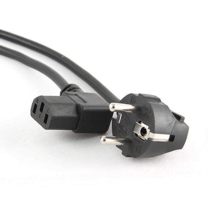 Gembird Cable De Alimentacion Schuco A C13 Acodado 1.8m Negro  Pc-186a-Vde