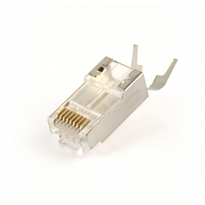 Gembird Shielded Modular Cat7 Pass-Through Type Plug 15u Gold Plated 10 Pcs Per Bag