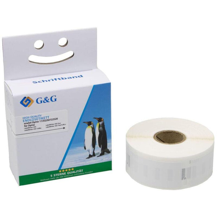 G&G Etiketten Para Dymo 11352 S0722520 25 X 54 Mm 500 Mück
