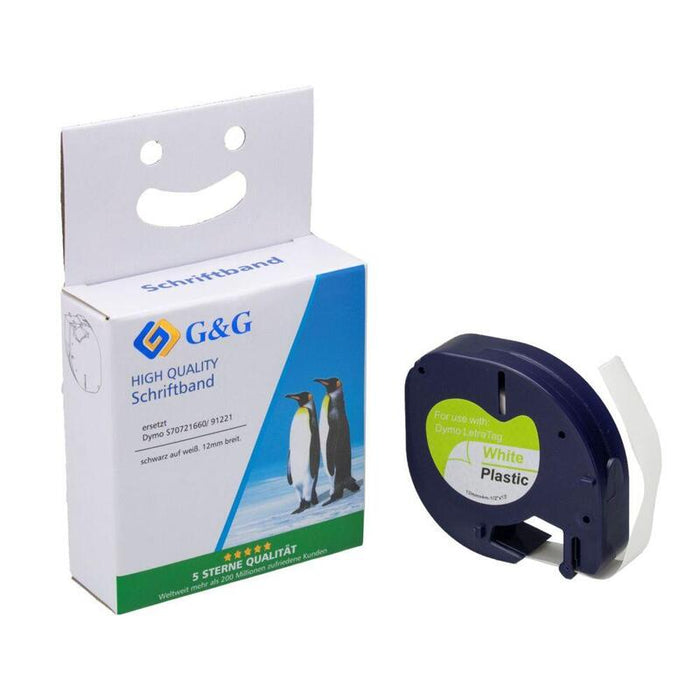 G&G Schriftband Compatible Con Dymo S0721660 91221