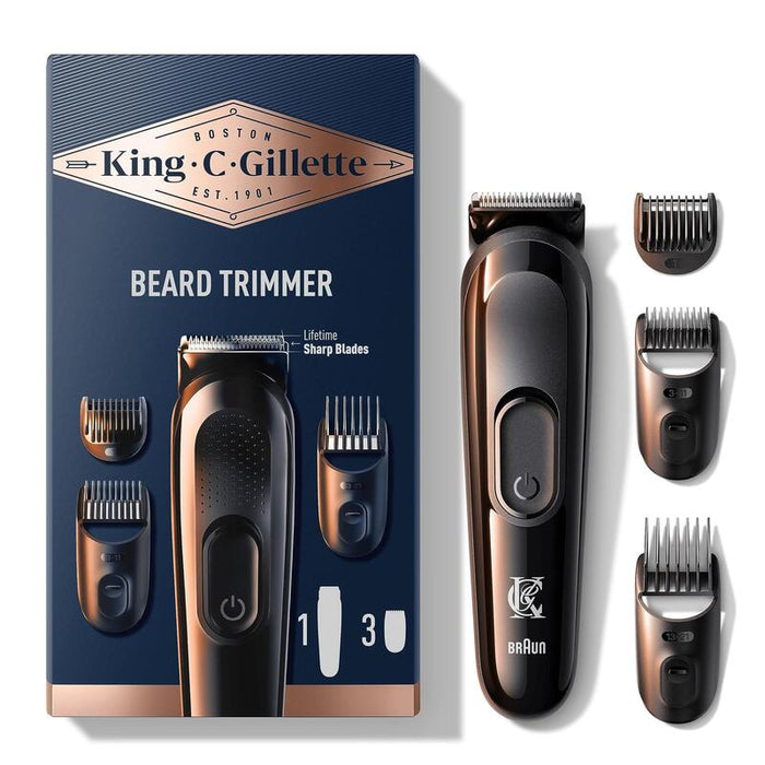 Gillette King C. Elektrischer Bartschneider Herren Kabellos