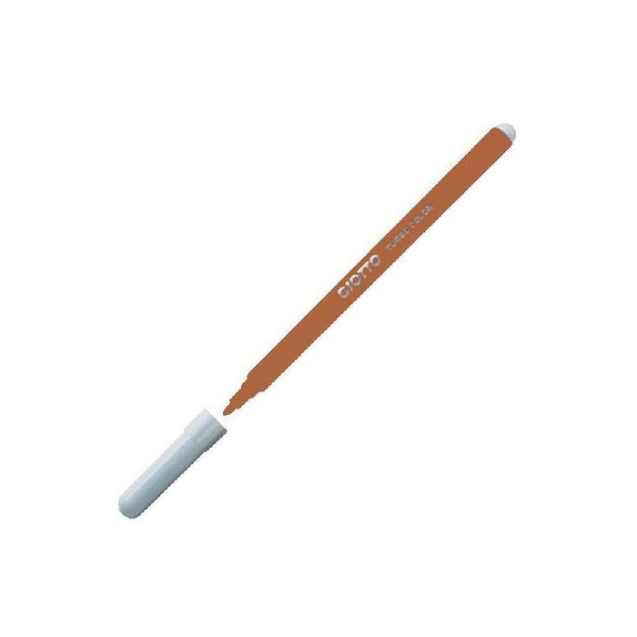 Giotto Rotulador Turbo Color Caja De 12 Marrón
